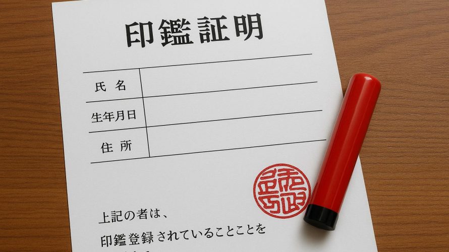 印鑑証明をすばやく取得する方法