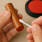 印鑑の目詰まりを解消する方法