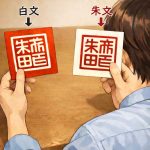 印鑑の朱文と白文ってなに？
