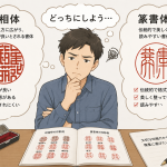印相体と篆書体の違いとは？